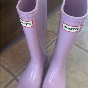Hunter Lavender Rain Boots